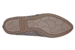 Skechers Cleo Honeycomb Dark Taupe Memory Foam Ballet Shoes -Fashion Shoe Store skechers cleo honeycomb dark taupe memory foam ballet shoes 139694