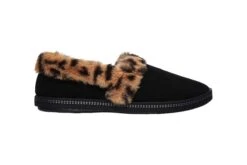 Skechers Cozy Campfire Frisky Gal Black Leopard Faux Fur Memory Foam Slippers -Fashion Shoe Store skechers cozy campfire frisky gal black leopard faux fur memory foam slippers 165678