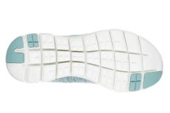 Skechers Flex Appeal 2.0 High Energy Sage Green Memory Foam Trainers -Fashion Shoe Store skechers flex appeal 2 0 high energy sage green memory foam trainers 55888