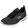 Skechers Flex Appeal 3.0 Endless Glamour Black Multi Memory Foam Trainers -Fashion Shoe Store skechers flex appeal 3 0 endless glamour black multi memory foam trainers 93609