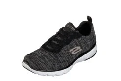 Skechers Flex Appeal 3.0 Endless Glamour Black Multi Memory Foam Trainers