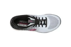 Skechers Flex Appeal 3.0 She’s Iconic White Black Memory Foam Trainers -Fashion Shoe Store skechers flex appeal 3 0 she s iconic white black memory foam trainers 166976