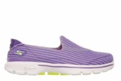 Skechers Go Walk 3 Women's Purple Slip On Comfort Shoes -Fashion Shoe Store skechers go walk 3 women s purple slip on comfort shoes 20722