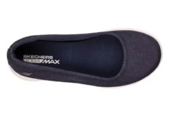 Skechers Go Walk Lite In Bloom Denim Navy Comfort Ballet Shoes -Fashion Shoe Store skechers go walk lite in bloom denim navy comfort ballet shoes 55883