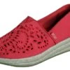 Skechers Highlights Sun Flower Red Memory Foam Wedge Espadrille Shoes -Fashion Shoe Store skechers highlights sun flower red memory foam wedge espadrille shoes 34616