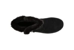 Skechers Keepsakes Wedge Cozy Peak Black Suede Ankle Boots -Fashion Shoe Store skechers keepsakes wedge cozy peak black suede ankle boots 175744