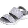 Skechers On The Go 600 Foxy Grey Slingback Comfort Sandals 2 Skechers On The Go 600 Foxy Grey Slingback Comfort Sandals -Fashion Shoe Store skechers on the go 600 foxy grey slingback comfort sandals 93090