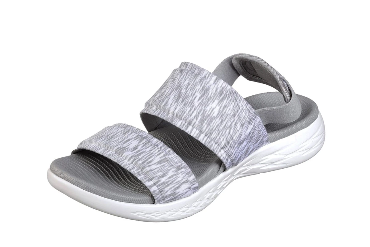 Skechers On The Go 600 Foxy Grey Slingback Comfort Sandals 3 Skechers On The Go 600 Foxy Grey Slingback Comfort Sandals