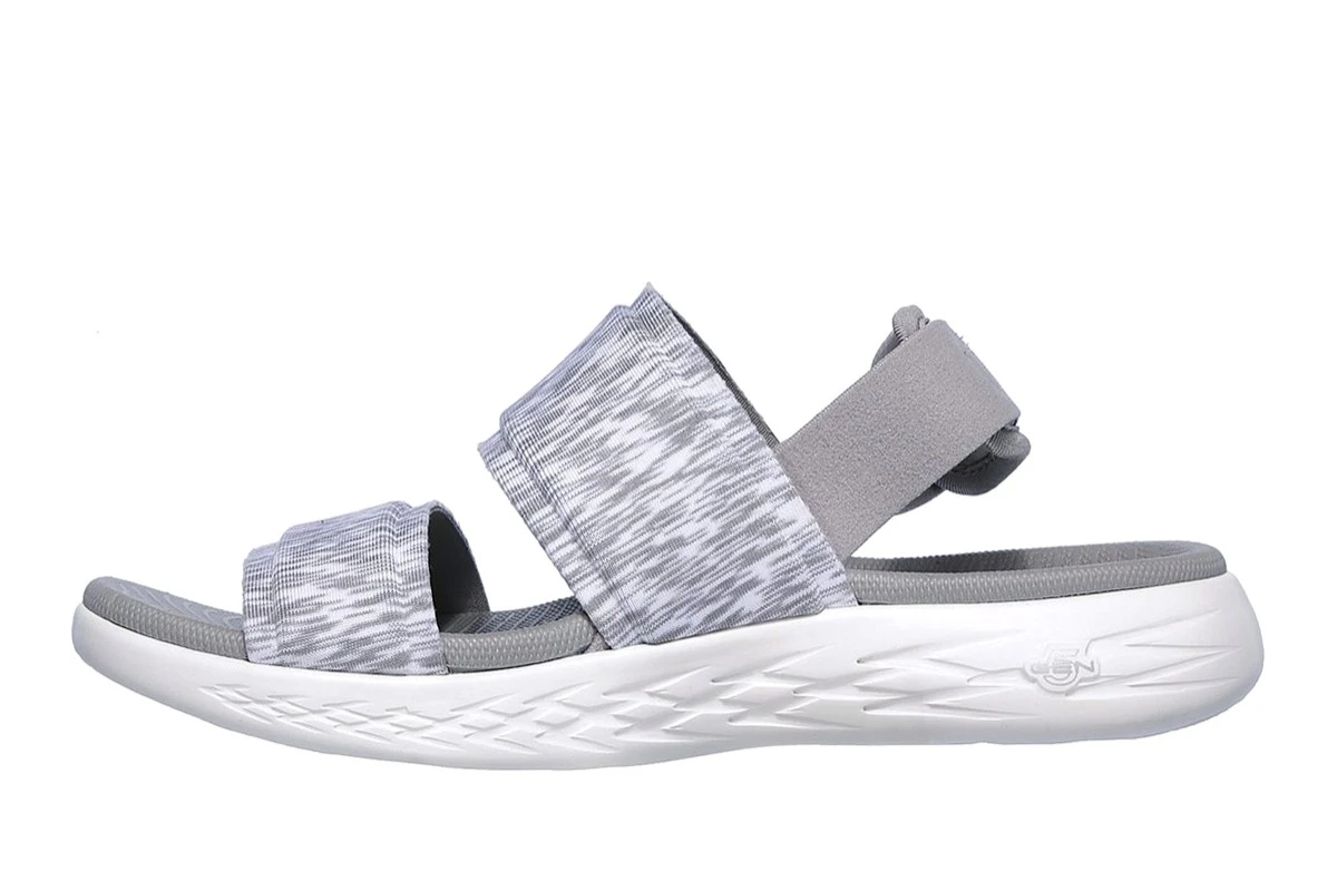 Skechers On The Go 600 Foxy Grey Slingback Comfort Sandals 4 Skechers On The Go 600 Foxy Grey Slingback Comfort Sandals - Image 2
