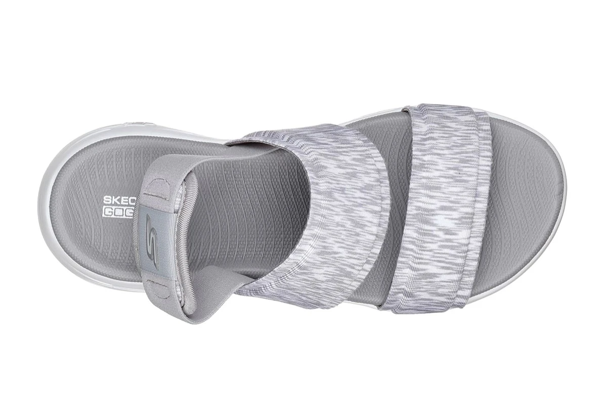 Skechers On The Go 600 Foxy Grey Slingback Comfort Sandals 6 Skechers On The Go 600 Foxy Grey Slingback Comfort Sandals - Image 4