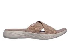 Skechers On The Go 600 Glistening Rose Gold Cross Strap Comfort Sandals 9 Skechers On The Go 600 Glistening Rose Gold Cross Strap Comfort Sandals -Fashion Shoe Store skechers on the go 600 glistening rose gold cross strap comfort sandals 143671