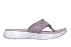 Skechers On The Go 600 Glossy Lilac Comfort Sandals Flip Flops -Fashion Shoe Store skechers on the go 600 glossy lilac comfort sandals flip flops 105806