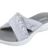 Skechers On The Go 600 Monarch White Grey Floral Women’s Comfort Sandals -Fashion Shoe Store skechers on the go 600 monarch white grey floral women s comfort sandals 55871
