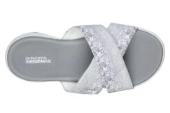 Skechers On The Go 600 Monarch White Grey Floral Women’s Comfort Sandals -Fashion Shoe Store skechers on the go 600 monarch white grey floral women s comfort sandals 55874