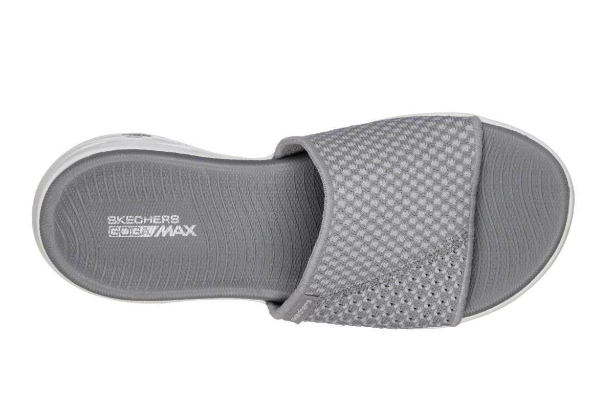 Skechers On The Go 600 Nitto Grey Comfort Slide Sandals 6 Skechers On The Go 600 Nitto Grey Comfort Slide Sandals - Image 4