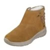 Skechers On The Go Joy Aglow Chestnut Fur Lined Suede Comfort Ankle Boots -Fashion Shoe Store skechers on the go joy aglow chestnut fur lined suede comfort ankle boots 81731
