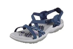 Skechers Reggae Slim Vacay Navy Sporty Comfort Sandals Womens