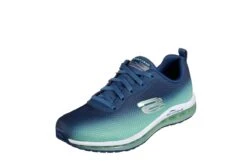 Skechers Skech Air Element Navy Green Memory Foam Trainers