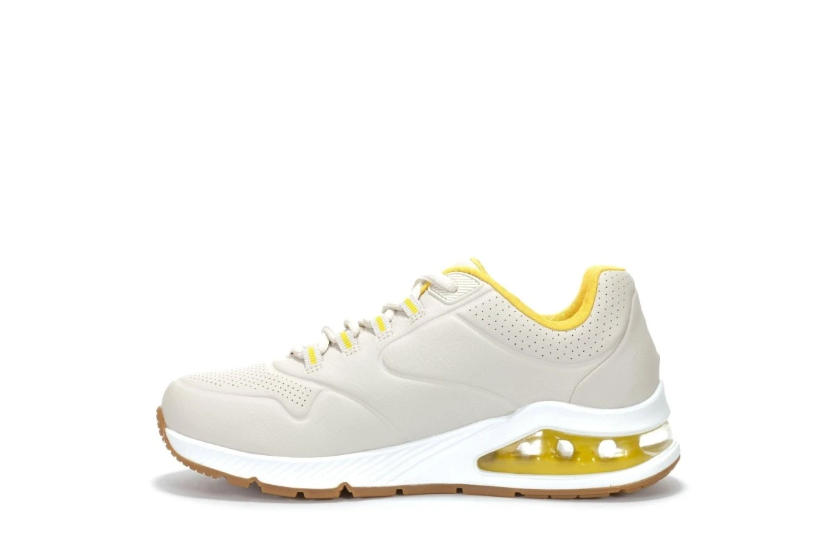 Skechers Street Uno 2 2nd Best Natural Beige Memory Foam Low Top Vegan Trainers 4 Skechers Street Uno 2 2nd Best Natural Beige Memory Foam Low Top Vegan Trainers - Image 2