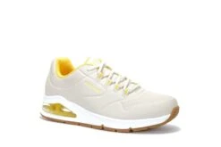 Skechers Street Uno 2 2nd Best Natural Beige Memory Foam Low Top Vegan Trainers