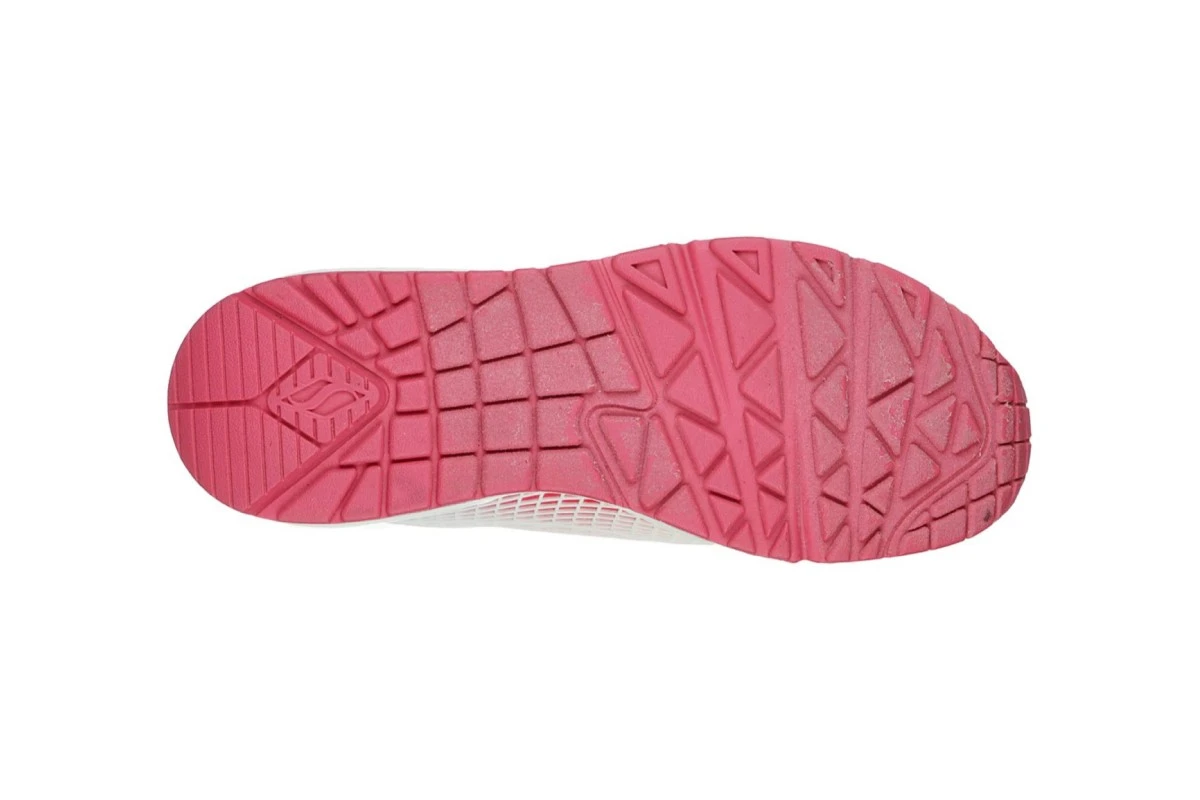 Skechers Street Uno Eye Catching White Multi Rainbow Memory Foam Trainers 8 Skechers Street Uno Eye Catching White Multi Rainbow Memory Foam Trainers - Image 6