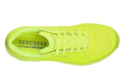 Skechers Street Uno Night Shades Neon Yellow Memory Foam Low Top Trainers -Fashion Shoe Store skechers street uno night shades neon yellow memory foam low top trainers 137854
