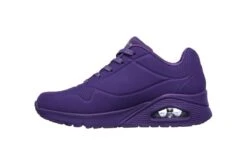 Skechers Street Uno Stand On Air Purple Memory Foam Women’s Trainers -Fashion Shoe Store skechers street uno stand on air purple memory foam women s trainers 302668