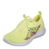 Skechers Ultra Flex Fresh Pick Yellow Multi Floral Embroidered Memory Foam Trainers -Fashion Shoe Store skechers ultra flex fresh pick yellow multi floral embroidered memory foam trainers 105798