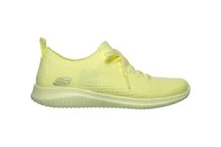 Skechers Ultra Flex Pastel Party Yellow Memory Foam Womens Trainers -Fashion Shoe Store skechers ultra flex pastel party yellow memory foam womens trainers 91381