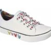 Skechers X J Goldcrown Bobs B Wilder Love Only White Multi Heart Memory Foam Canvas Trainers 2 Skechers X J Goldcrown Bobs B Wilder Love Only White Multi Heart Memory Foam Canvas Trainers -Fashion Shoe Store skechers x j goldcrown bobs b wilder love only white multi heart memory foam canvas trainers 246686
