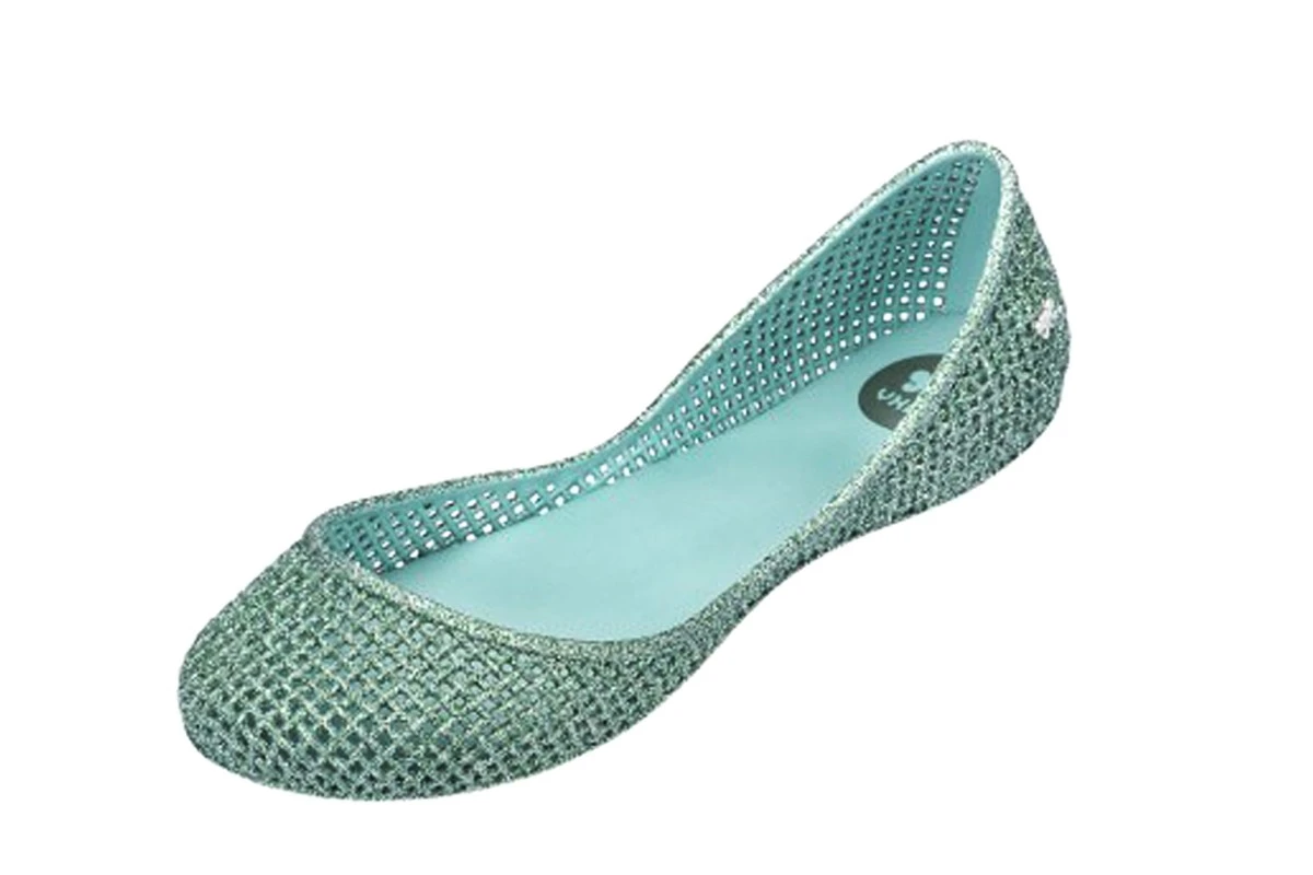 Zaxy Amora Glitter Mint Green Flat Ballet Shoes 3 Zaxy Amora Glitter Mint Green Flat Ballet Shoes