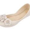 Zaxy Start Blossom Frost Cream Flower Flat Ballet Shoes -Fashion Shoe Store zaxy start blossom frost cream flower flat ballet shoes 58875